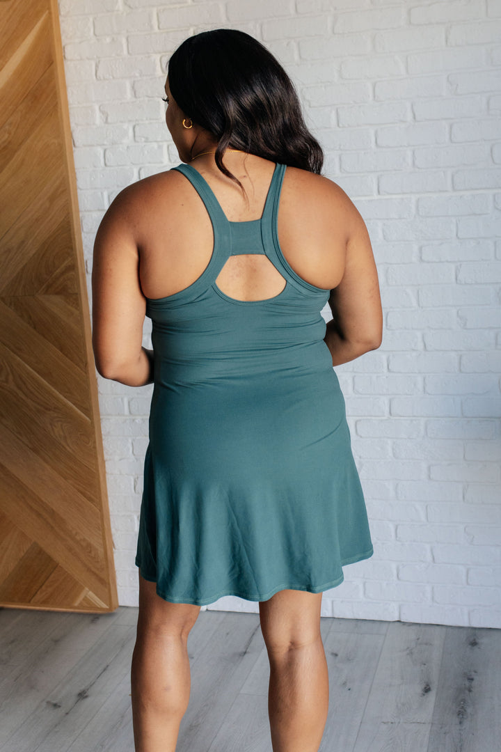 First Serve Dress in Everglade Green-Athleisure-Ave Shops-[option4]-[option5]-[option6]-[option7]-[option8]-Shop-Boutique-Clothing-for-Women-Online