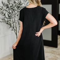 Flatter Me Later Relaxed Dress in Black-Womens-Ave Shops-[option4]-[option5]-[option6]-[option7]-[option8]-Shop-Boutique-Clothing-for-Women-Online