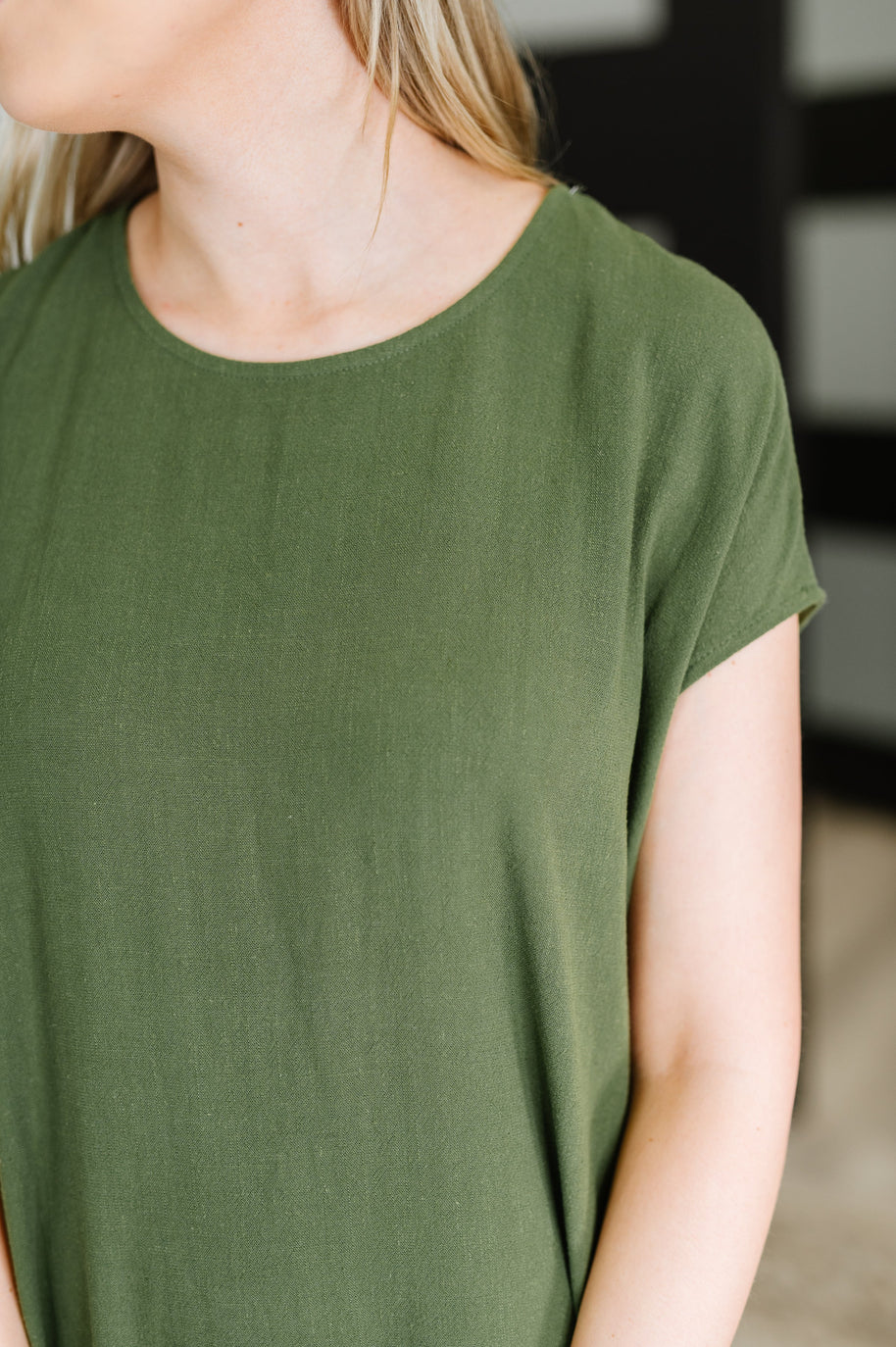 Flatter Me Later Relaxed Dress in Moss-Womens-Ave Shops-[option4]-[option5]-[option6]-[option7]-[option8]-Shop-Boutique-Clothing-for-Women-Online