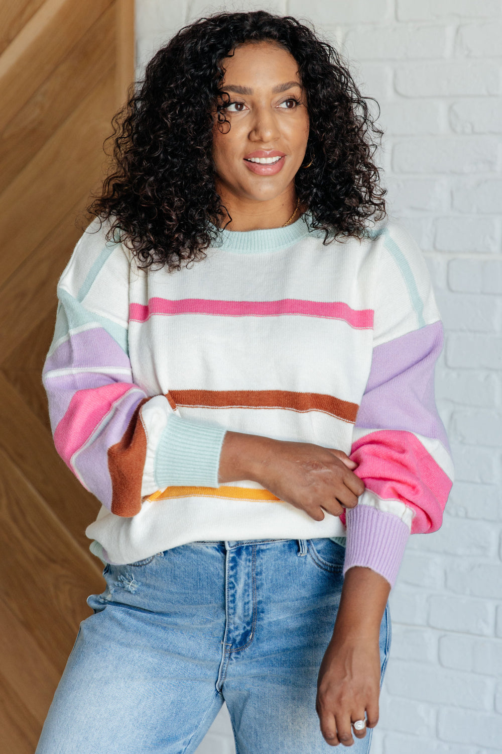 Flawless Features Striped Sweater-Tops-Ave Shops-[option4]-[option5]-[option6]-[option7]-[option8]-Shop-Boutique-Clothing-for-Women-Online