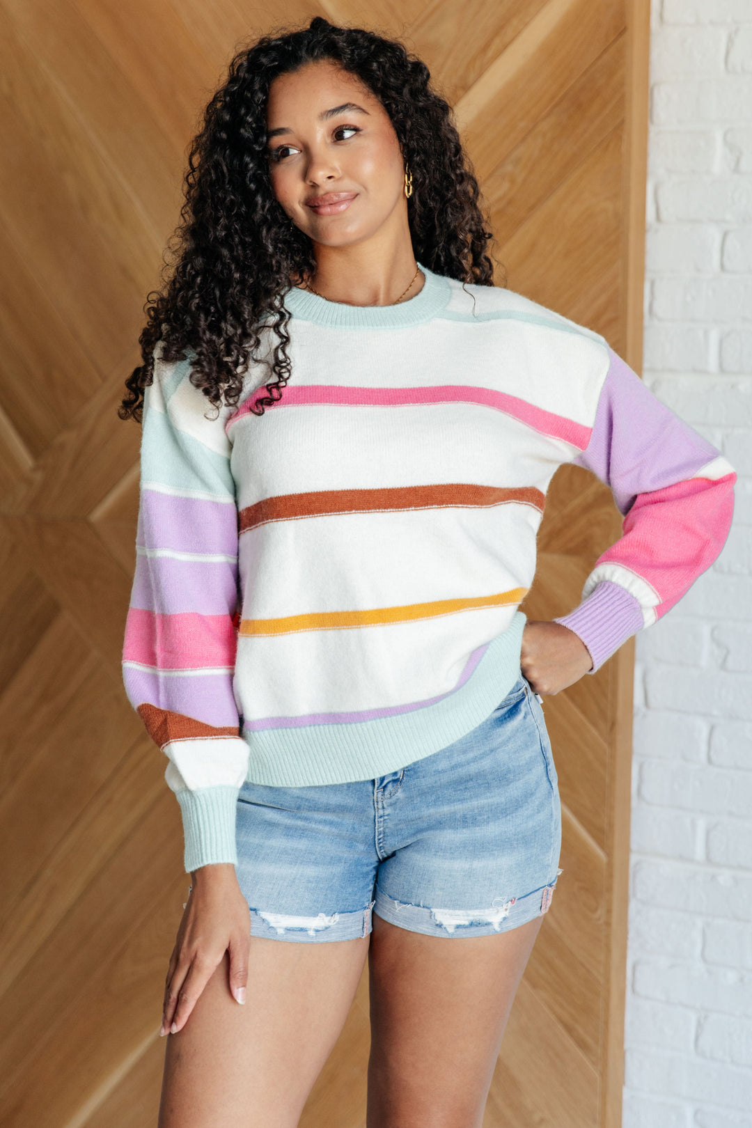 Flawless Features Striped Sweater-Tops-Ave Shops-[option4]-[option5]-[option6]-[option7]-[option8]-Shop-Boutique-Clothing-for-Women-Online