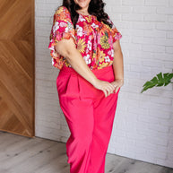 Flit About Floral Top in Pink-Tops-Ave Shops-[option4]-[option5]-[option6]-[option7]-[option8]-Shop-Boutique-Clothing-for-Women-Online