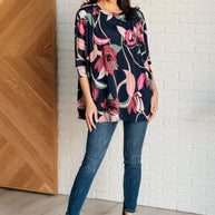 Float On Floral Top-Tops-Ave Shops-[option4]-[option5]-[option6]-[option7]-[option8]-Shop-Boutique-Clothing-for-Women-Online