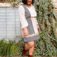 Floral Cuts Dress-Womens-Ave Shops-[option4]-[option5]-[option6]-[option7]-[option8]-Shop-Boutique-Clothing-for-Women-Online