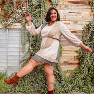 Floral Cuts Dress-Womens-Ave Shops-[option4]-[option5]-[option6]-[option7]-[option8]-Shop-Boutique-Clothing-for-Women-Online