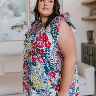 Floral Impressions Blouse-Tops-Ave Shops-[option4]-[option5]-[option6]-[option7]-[option8]-Shop-Boutique-Clothing-for-Women-Online