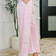 PREORDER: Flower Applique Cropped Flare Bottoms in Light Pink-Womens-Ave Shops-[option4]-[option5]-[option6]-[option7]-[option8]-Shop-Boutique-Clothing-for-Women-Online