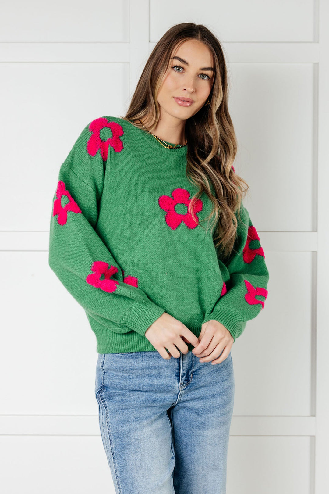 Follow Your Heart Drop Shoulder Sweater-Tops-Ave Shops-[option4]-[option5]-[option6]-[option7]-[option8]-Shop-Boutique-Clothing-for-Women-Online