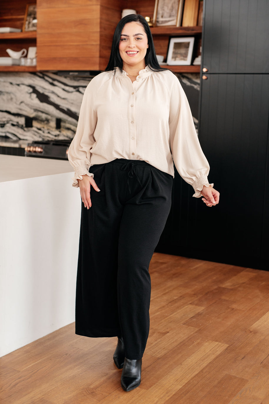 For You I Do Button Up Blouse-Tops-Ave Shops-[option4]-[option5]-[option6]-[option7]-[option8]-Shop-Boutique-Clothing-for-Women-Online