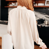 For You I Do Button Up Blouse-Tops-Ave Shops-[option4]-[option5]-[option6]-[option7]-[option8]-Shop-Boutique-Clothing-for-Women-Online