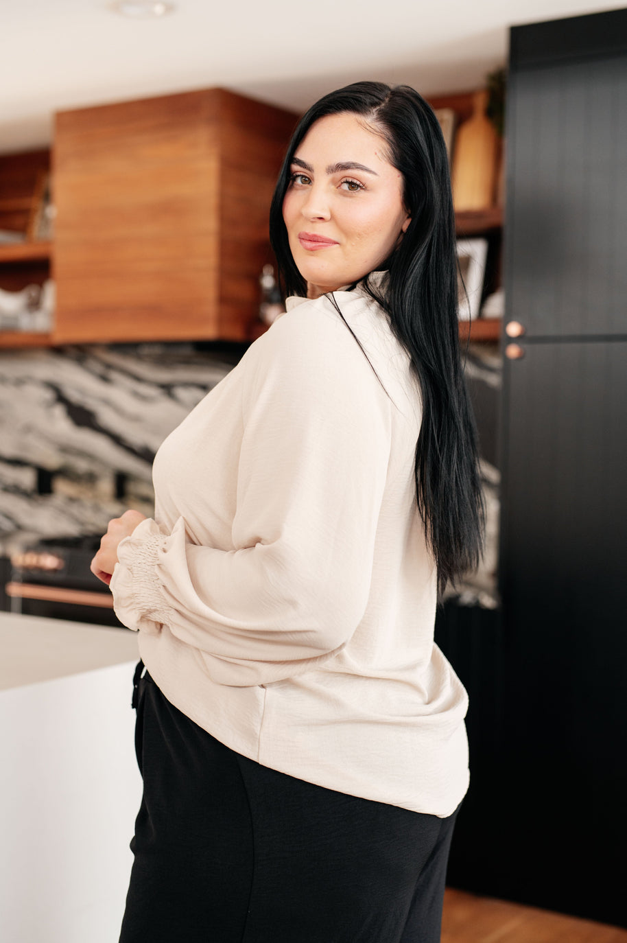 For You I Do Button Up Blouse-Tops-Ave Shops-[option4]-[option5]-[option6]-[option7]-[option8]-Shop-Boutique-Clothing-for-Women-Online