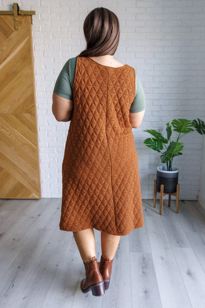 Free Falling Quilted Midi Dress-Dresses-Ave Shops-[option4]-[option5]-[option6]-[option7]-[option8]-Shop-Boutique-Clothing-for-Women-Online