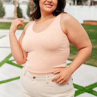 Fundamentals Ribbed Seamless Reversible Tank in Peach-Tops-Ave Shops-[option4]-[option5]-[option6]-[option7]-[option8]-Shop-Boutique-Clothing-for-Women-Online