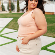 Fundamentals Ribbed Seamless Reversible Tank in Peach-Tops-Ave Shops-[option4]-[option5]-[option6]-[option7]-[option8]-Shop-Boutique-Clothing-for-Women-Online