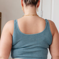 Fundamentals Ribbed Seamless Reversible Tank in Vintage Blue-Womens-Ave Shops-[option4]-[option5]-[option6]-[option7]-[option8]-Shop-Boutique-Clothing-for-Women-Online