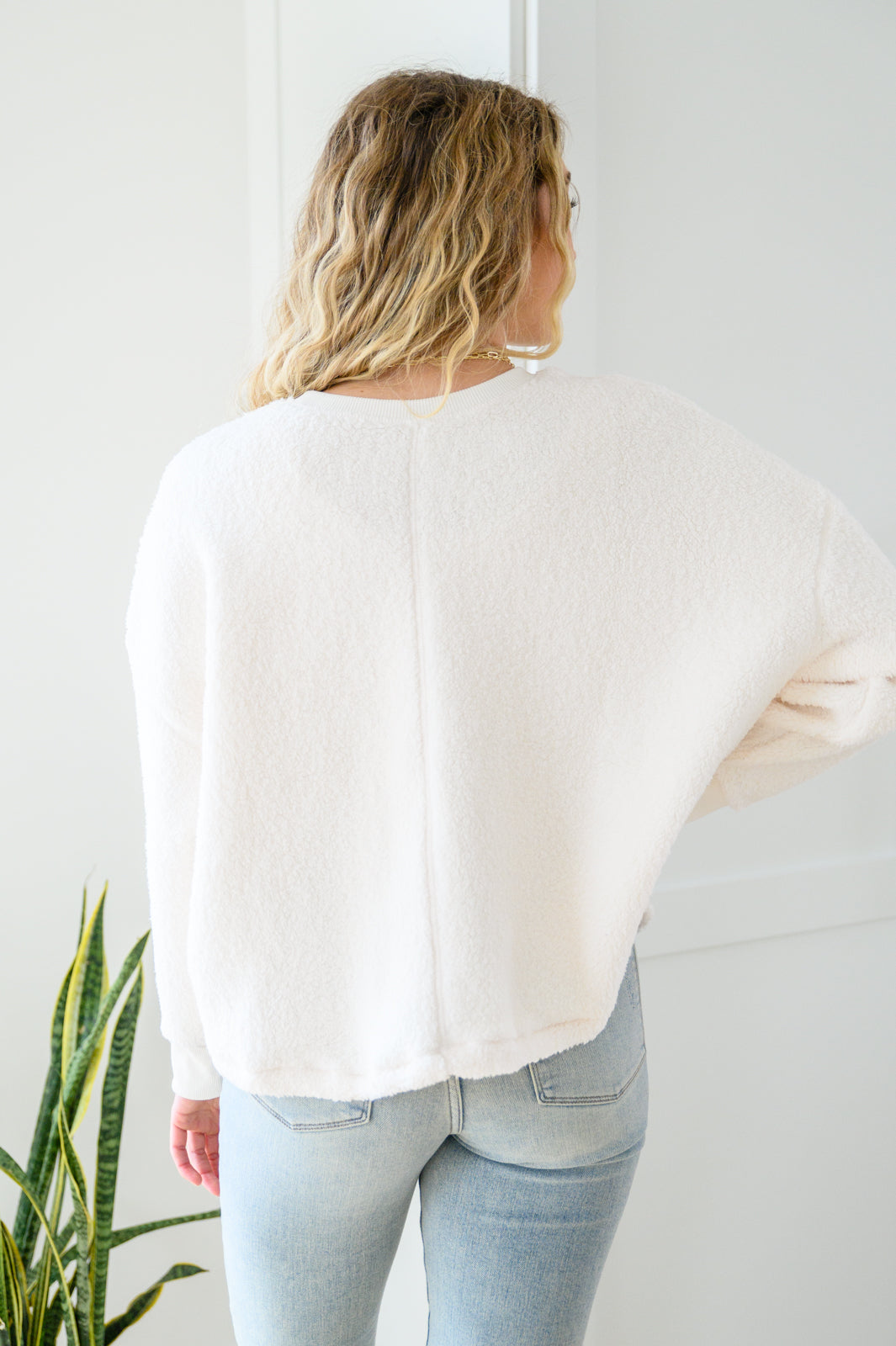 Fuzzy Cuddles Sweater in Off White-Womens-Ave Shops-[option4]-[option5]-[option6]-[option7]-[option8]-Shop-Boutique-Clothing-for-Women-Online