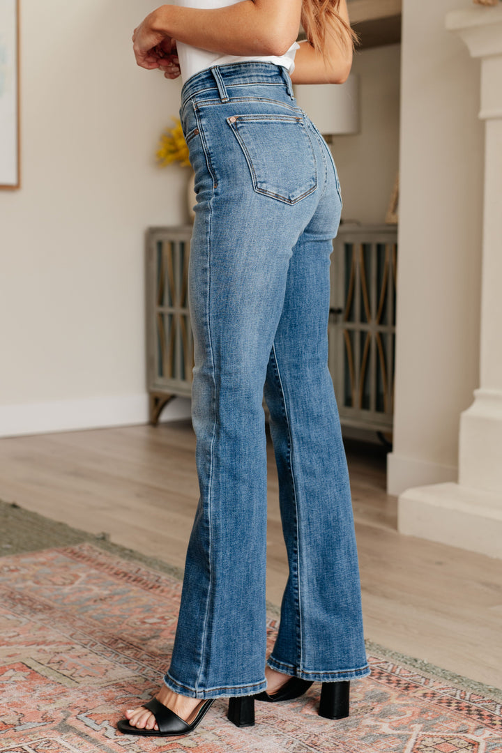 Judy Blue Genevieve Mid Rise Vintage Bootcut Jeans-Womens-Ave Shops-[option4]-[option5]-[option6]-[option7]-[option8]-Shop-Boutique-Clothing-for-Women-Online