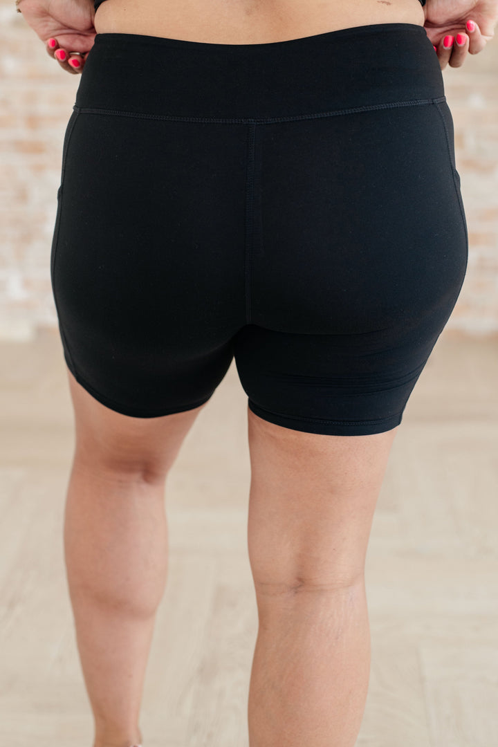 Getting Active Biker Shorts in Black-Athleisure-Ave Shops-[option4]-[option5]-[option6]-[option7]-[option8]-Shop-Boutique-Clothing-for-Women-Online