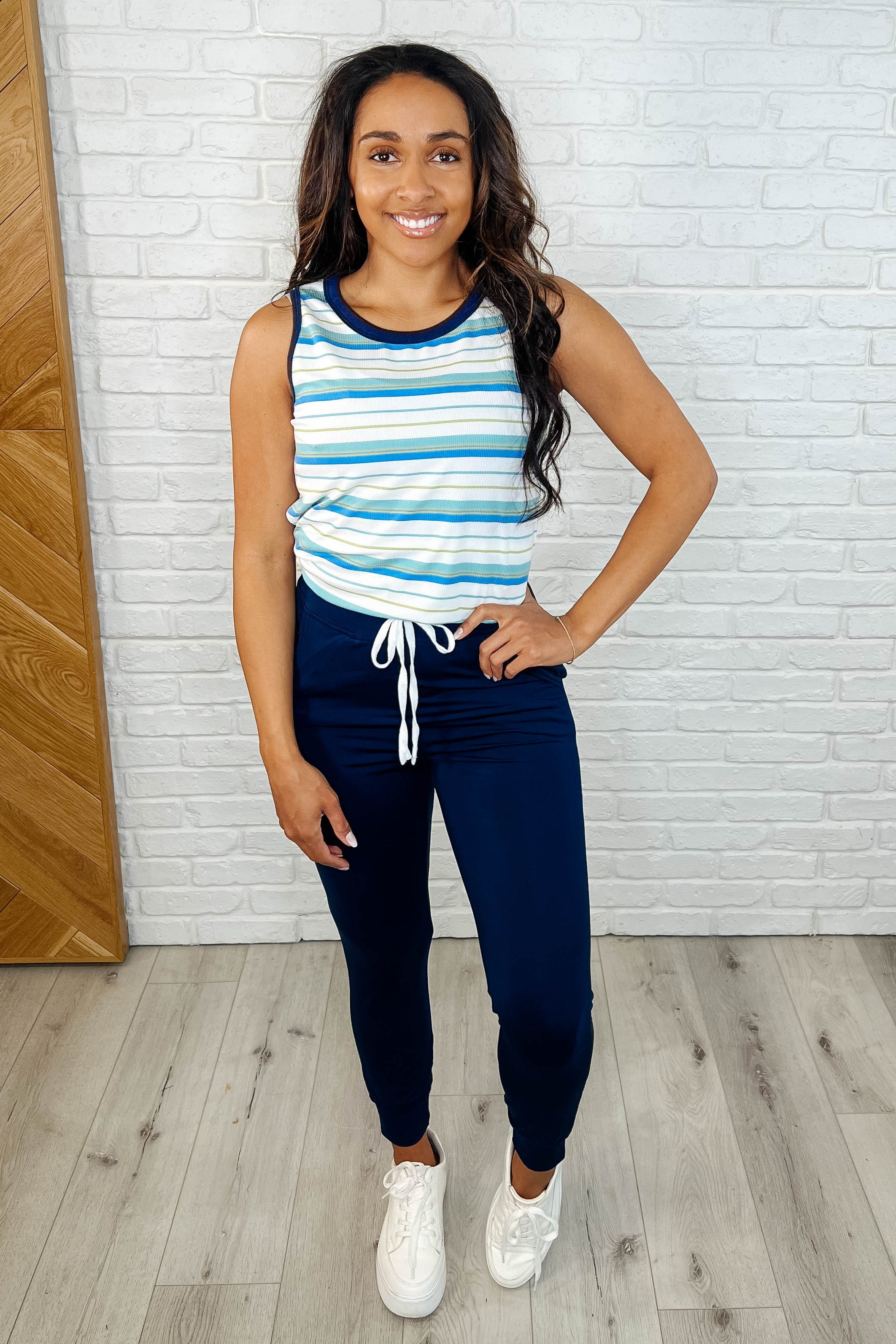 Giving the Run Around Joggers in Navy-Womens-Ave Shops-[option4]-[option5]-[option6]-[option7]-[option8]-Shop-Boutique-Clothing-for-Women-Online