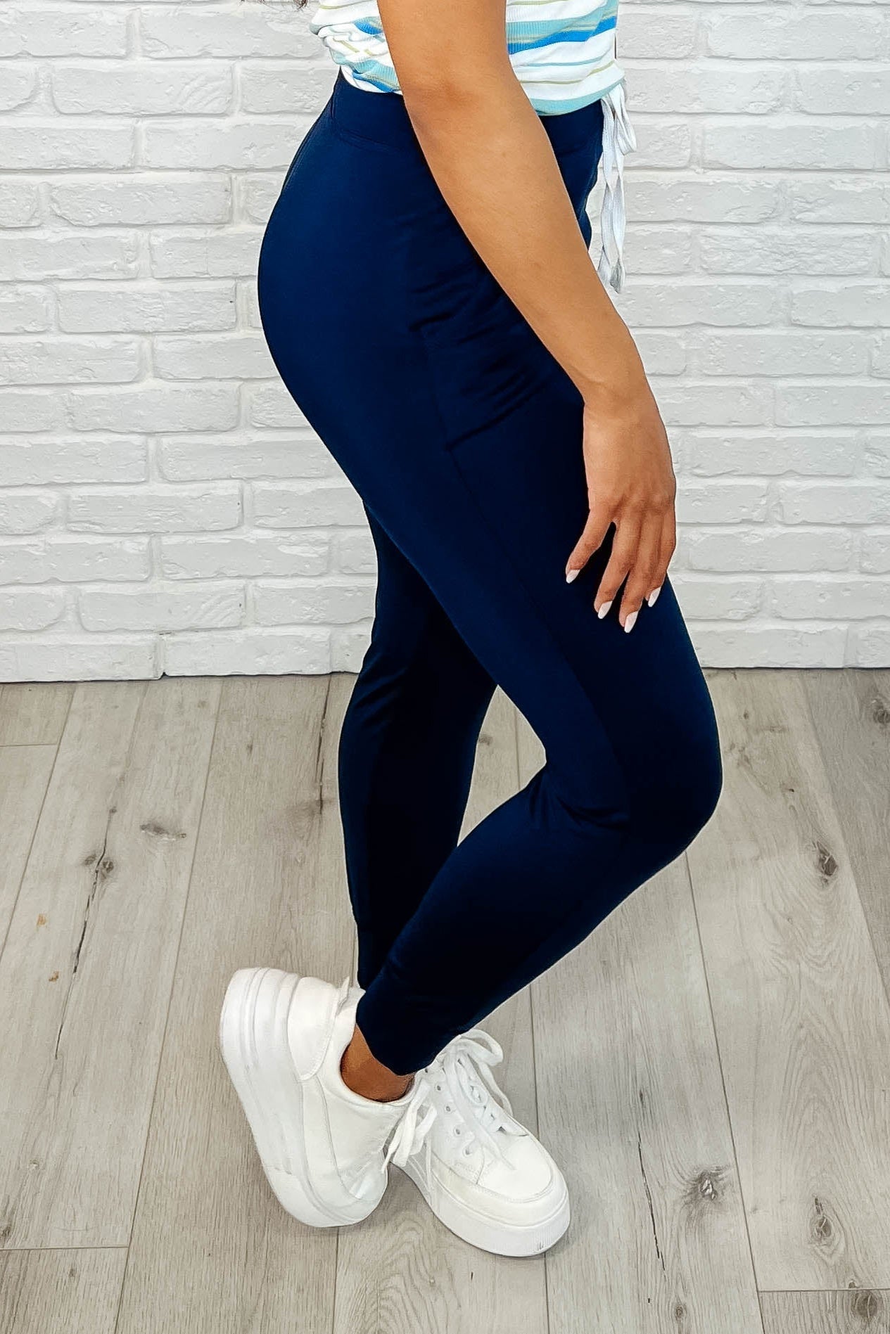 Giving the Run Around Joggers in Navy-Womens-Ave Shops-[option4]-[option5]-[option6]-[option7]-[option8]-Shop-Boutique-Clothing-for-Women-Online