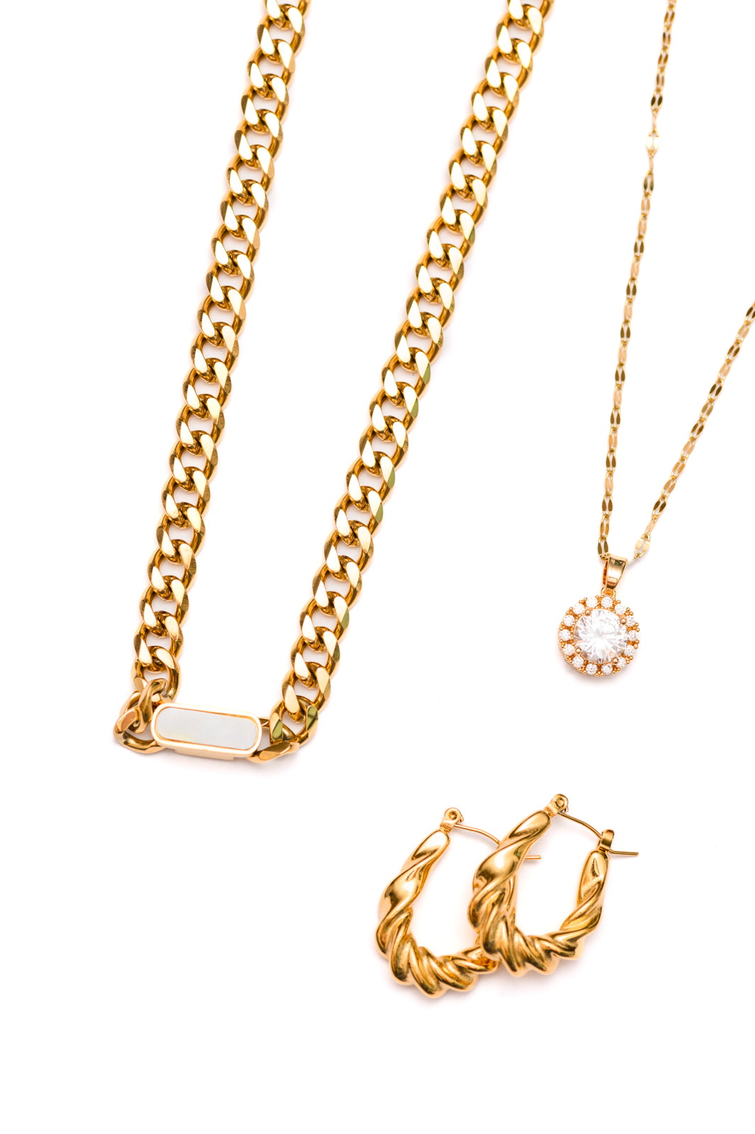 Golden Dreams Jewelry Bundle-Accessories-Ave Shops-OS-[option4]-[option5]-[option6]-[option7]-[option8]-Shop-Boutique-Clothing-for-Women-Online