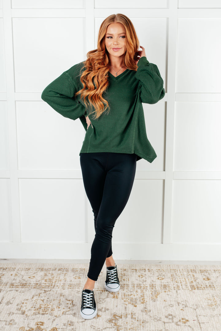 Good Things Are Coming V-Neck Top in Green-Tops-Ave Shops-[option4]-[option5]-[option6]-[option7]-[option8]-Shop-Boutique-Clothing-for-Women-Online