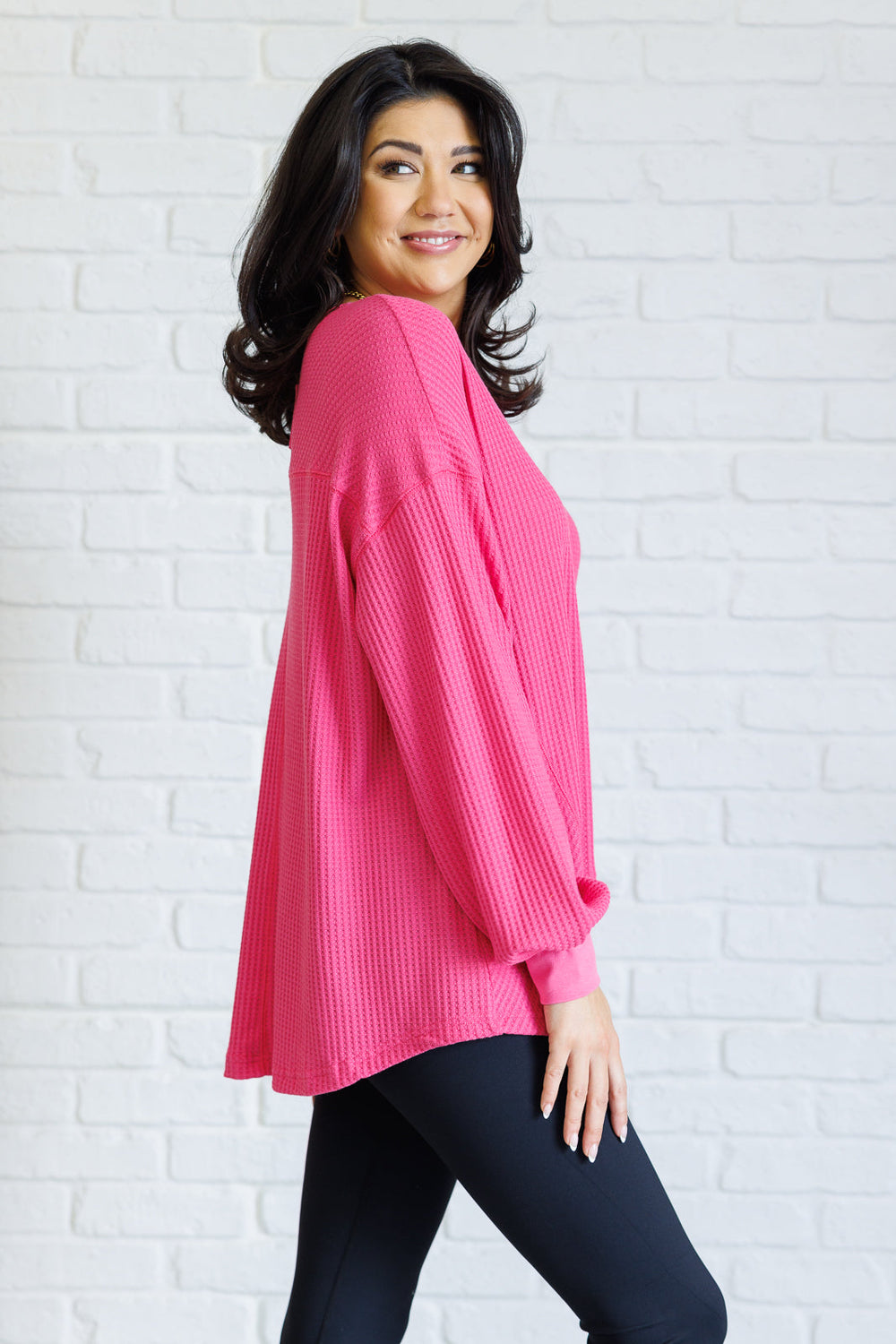 Good Things Are Coming V-Neck Top in Pink-Tops-Ave Shops-[option4]-[option5]-[option6]-[option7]-[option8]-Shop-Boutique-Clothing-for-Women-Online