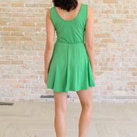 Gorgeous in Green Sleeveless Skort Dress-Dresses-Ave Shops-[option4]-[option5]-[option6]-[option7]-[option8]-Shop-Boutique-Clothing-for-Women-Online