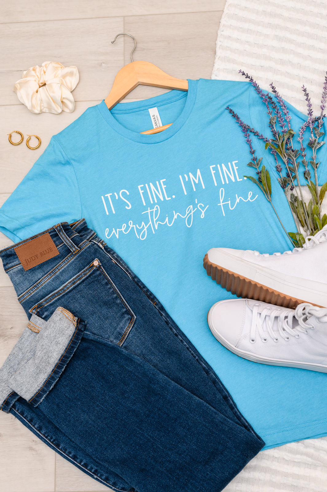 Everything's Fine Graphic Tee-Tops-Ave Shops-[option4]-[option5]-[option6]-[option7]-[option8]-Shop-Boutique-Clothing-for-Women-Online