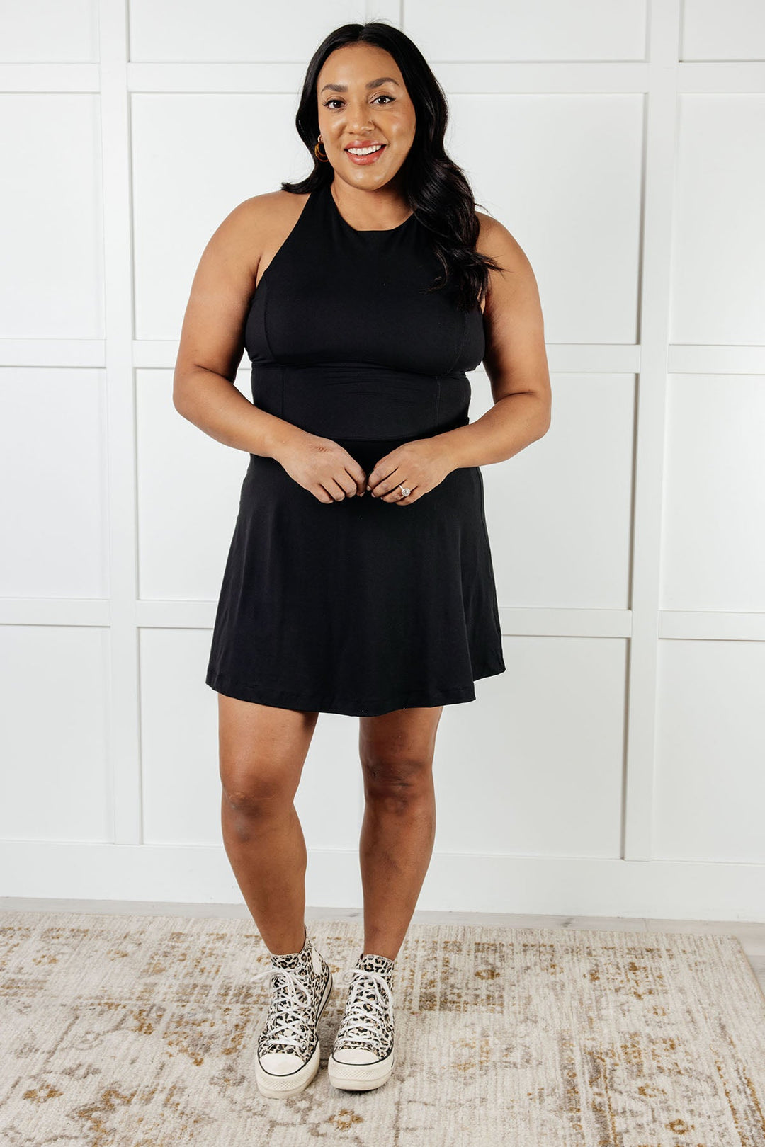 Rae Mode Gym and Tonic Butter Romper Dress in Black-Dresses-Ave Shops-[option4]-[option5]-[option6]-[option7]-[option8]-Shop-Boutique-Clothing-for-Women-Online