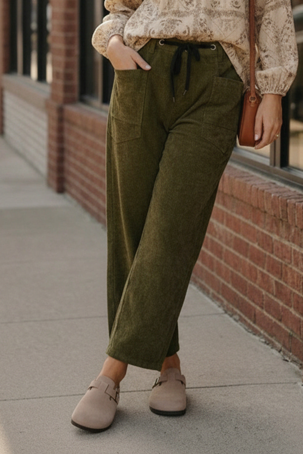 Stealth Mode Olive Drawstring Pants-Haptics-[option4]-[option5]-[option6]-[option7]-[option8]-Shop-Boutique-Clothing-for-Women-Online