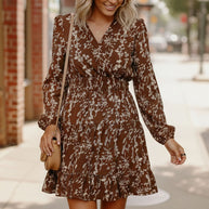 Cocoa Blossom Smocked Waist Dress-Haptics-[option4]-[option5]-[option6]-[option7]-[option8]-Shop-Boutique-Clothing-for-Women-Online