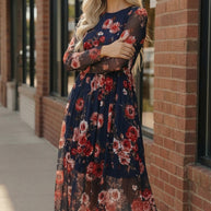 Rosy Romance Mesh Dress-Haptics-[option4]-[option5]-[option6]-[option7]-[option8]-Shop-Boutique-Clothing-for-Women-Online