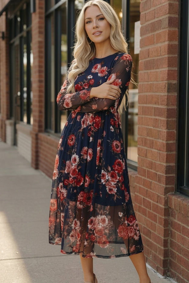 Rosy Romance Mesh Dress-Haptics-[option4]-[option5]-[option6]-[option7]-[option8]-Shop-Boutique-Clothing-for-Women-Online