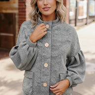 At the Mountain Lodge Button Jacket-Haptics-[option4]-[option5]-[option6]-[option7]-[option8]-Shop-Boutique-Clothing-for-Women-Online