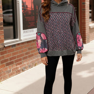 Flower Burst Cozy Hoodie-Haptics-[option4]-[option5]-[option6]-[option7]-[option8]-Shop-Boutique-Clothing-for-Women-Online