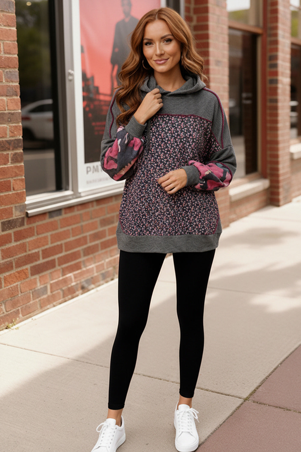 Flower Burst Cozy Hoodie-Haptics-[option4]-[option5]-[option6]-[option7]-[option8]-Shop-Boutique-Clothing-for-Women-Online