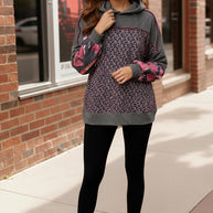 Flower Burst Cozy Hoodie-Haptics-[option4]-[option5]-[option6]-[option7]-[option8]-Shop-Boutique-Clothing-for-Women-Online