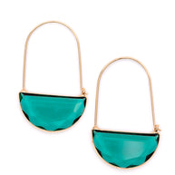 Half Circle Crystal Earrings-Accessories-Ave Shops-[option4]-[option5]-[option6]-[option7]-[option8]-Shop-Boutique-Clothing-for-Women-Online