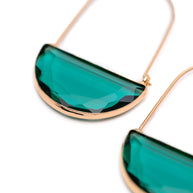 Half Circle Crystal Earrings-Accessories-Ave Shops-[option4]-[option5]-[option6]-[option7]-[option8]-Shop-Boutique-Clothing-for-Women-Online