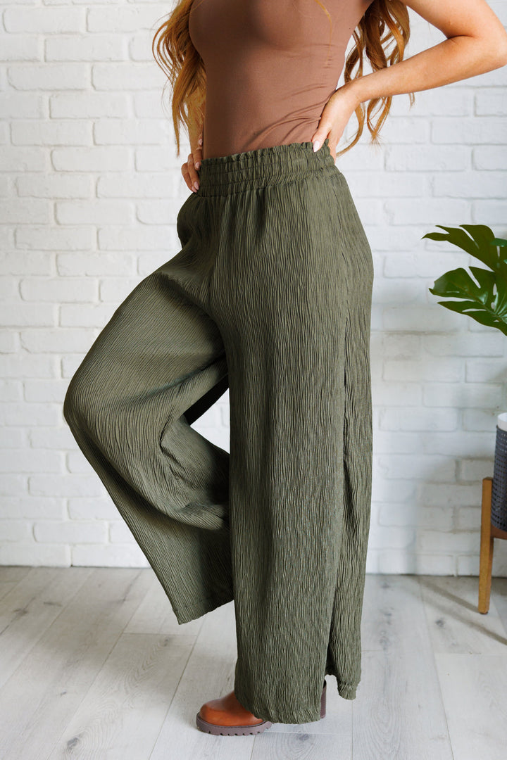 Harmony High Rise Wide Pants in Olive-Bottoms-Ave Shops-[option4]-[option5]-[option6]-[option7]-[option8]-Shop-Boutique-Clothing-for-Women-Online