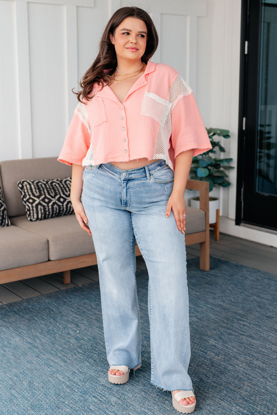 POL Havana Nights Button Up Top-Tops-Ave Shops-[option4]-[option5]-[option6]-[option7]-[option8]-Shop-Boutique-Clothing-for-Women-Online