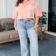 POL Havana Nights Button Up Top-Tops-Ave Shops-[option4]-[option5]-[option6]-[option7]-[option8]-Shop-Boutique-Clothing-for-Women-Online