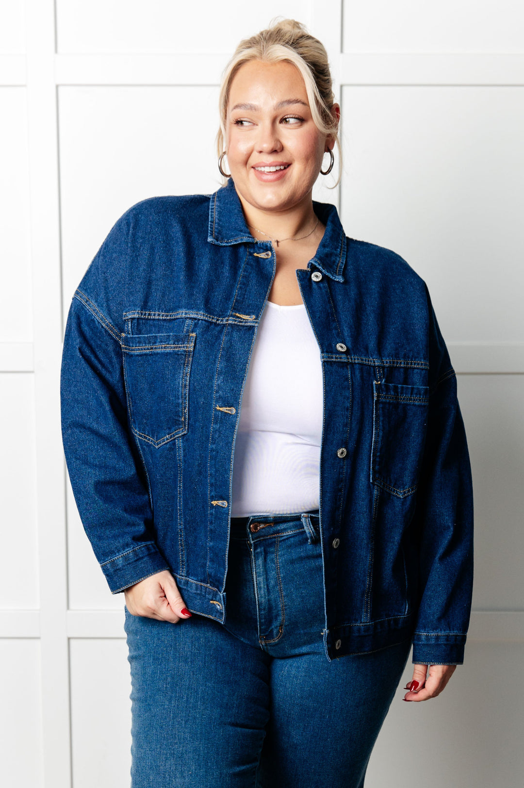 Have We Met Oversized Denim Jacket-Denim-Ave Shops-[option4]-[option5]-[option6]-[option7]-[option8]-Shop-Boutique-Clothing-for-Women-Online