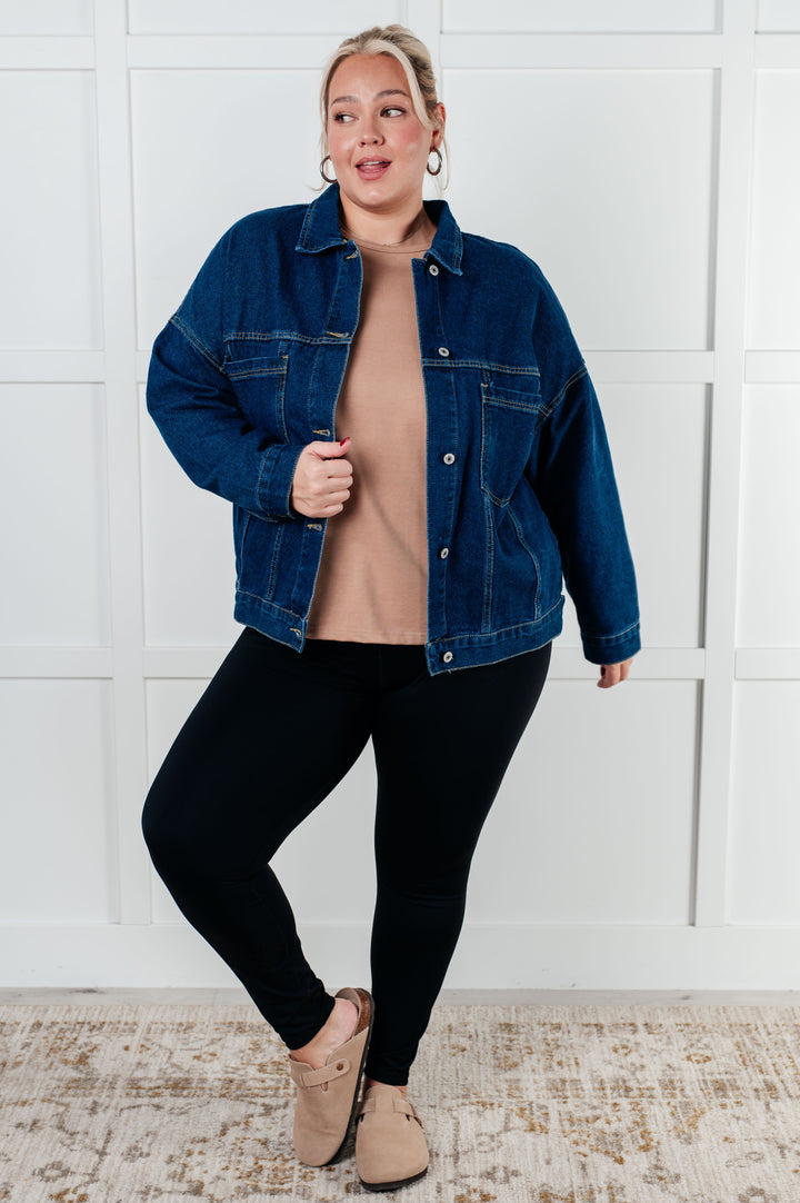 Have We Met Oversized Denim Jacket-Denim-Ave Shops-[option4]-[option5]-[option6]-[option7]-[option8]-Shop-Boutique-Clothing-for-Women-Online