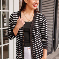 Have You Heard Cardigan in Black-Womens-Ave Shops-[option4]-[option5]-[option6]-[option7]-[option8]-Shop-Boutique-Clothing-for-Women-Online