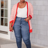 Have You Heard Cardigan in Red-Womens-Ave Shops-[option4]-[option5]-[option6]-[option7]-[option8]-Shop-Boutique-Clothing-for-Women-Online