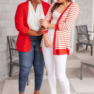 Have You Heard Cardigan in Red-Womens-Ave Shops-[option4]-[option5]-[option6]-[option7]-[option8]-Shop-Boutique-Clothing-for-Women-Online
