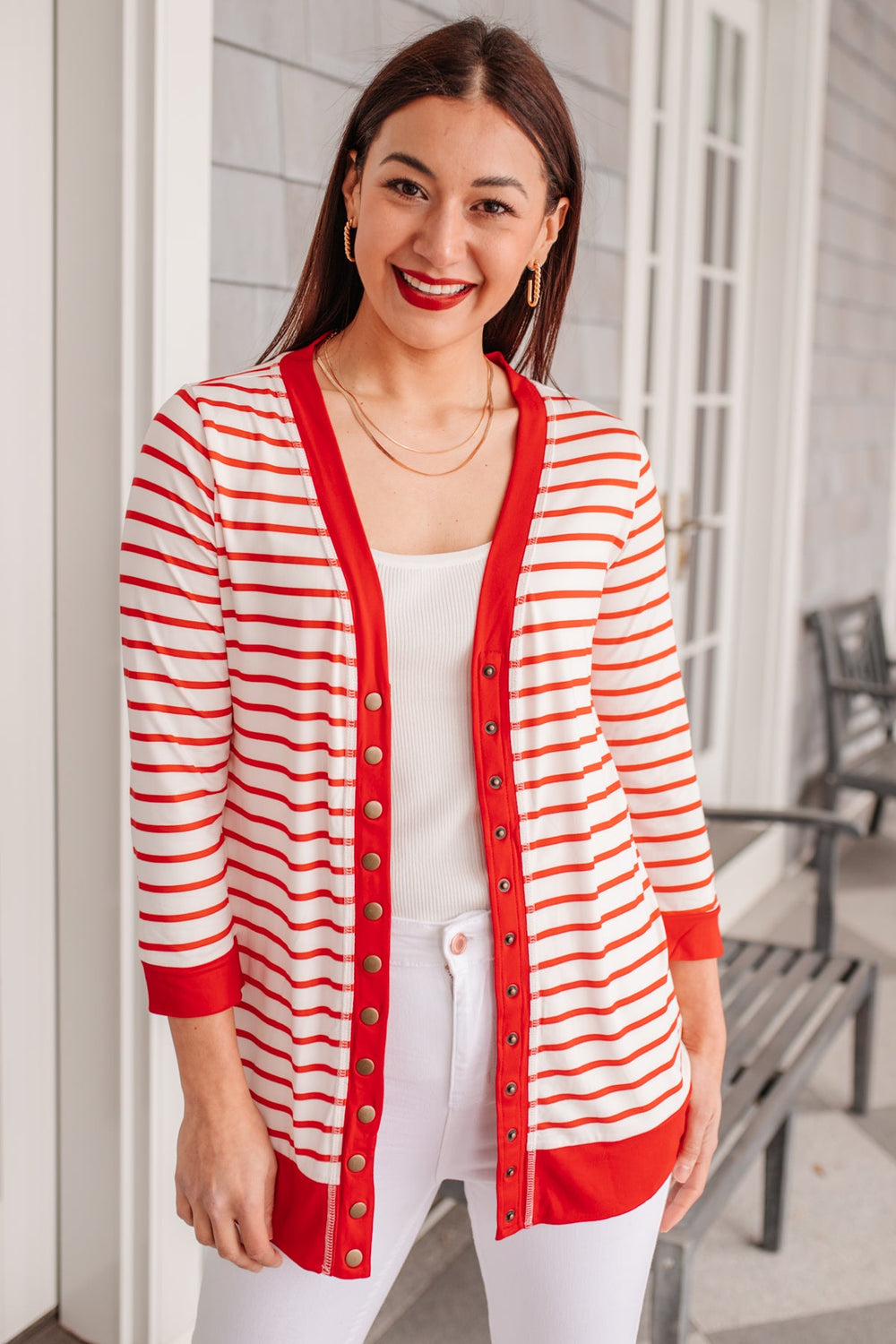 Have You Heard Cardigan in Red-Womens-Ave Shops-[option4]-[option5]-[option6]-[option7]-[option8]-Shop-Boutique-Clothing-for-Women-Online