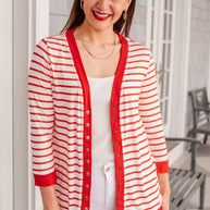 Have You Heard Cardigan in Red-Womens-Ave Shops-[option4]-[option5]-[option6]-[option7]-[option8]-Shop-Boutique-Clothing-for-Women-Online